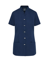 WOMEN'S HEALTHCARE TUNIC UNIFORM WITH CONCEALED ZIP & MOCK BUTTON