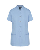 WOMEN'S HEALTHCARE TUNIC UNIFORM WITH CONCEALED ZIP & MOCK BUTTON