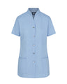 WOMEN'S HEALTHCARE TUNIC UNIFORM WITH CONCEALED ZIP & MOCK BUTTON