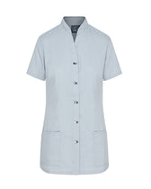 WOMEN'S HEALTHCARE TUNIC UNIFORM WITH CONCEALED ZIP & MOCK BUTTON
