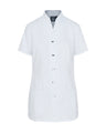 WOMEN'S HEALTHCARE TUNIC UNIFORM WITH CONCEALED ZIP & MOCK BUTTON