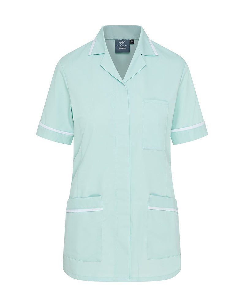 WOMEN'S NURSE TUNIC UNIFORM WITH CONCEALED STUD FASTEN