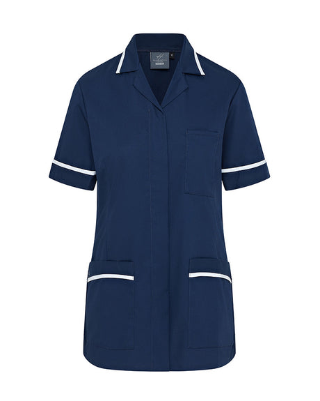 WOMEN'S NURSE TUNIC UNIFORM WITH CONCEALED STUD FASTEN