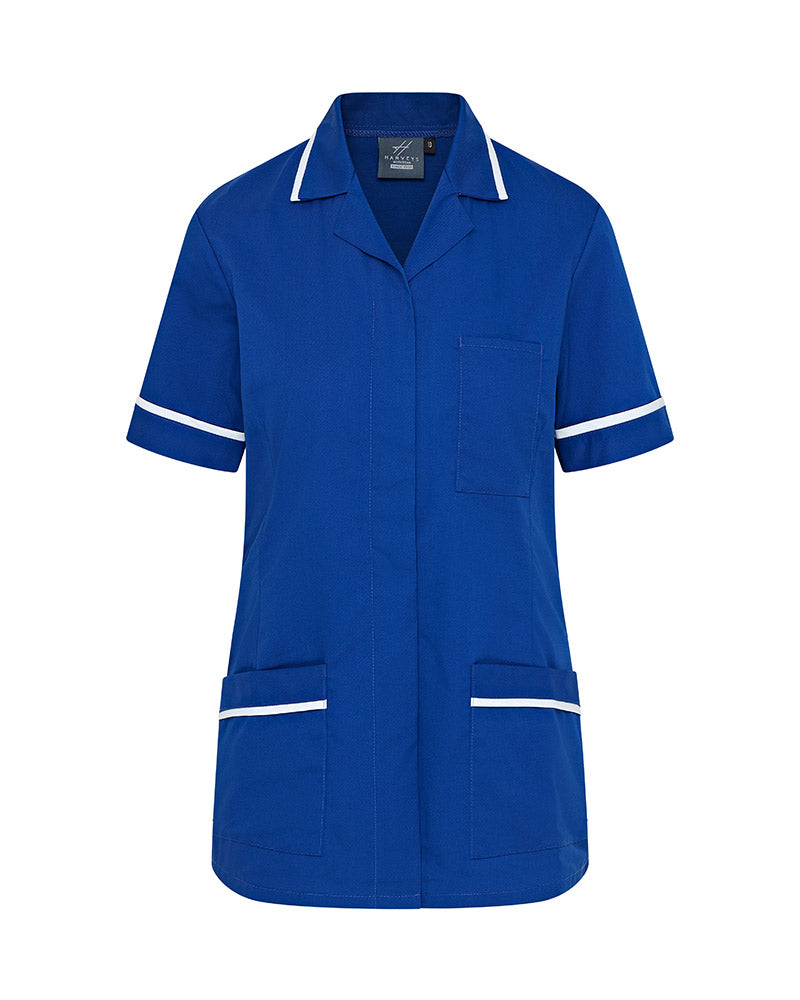 WOMEN'S NURSE TUNIC UNIFORM WITH CONCEALED STUD FASTEN