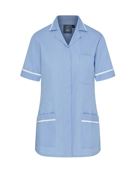 WOMEN'S NURSE TUNIC UNIFORM WITH CONCEALED STUD FASTEN