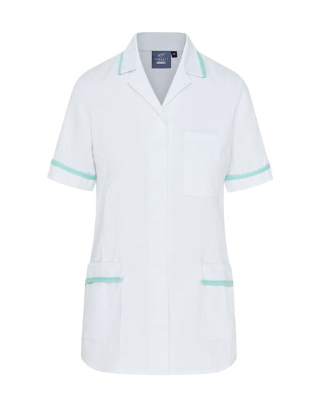 WOMEN'S NURSE TUNIC UNIFORM WITH CONCEALED STUD FASTEN
