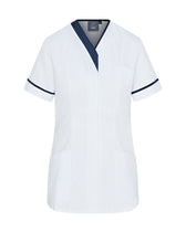Harveys Women's Asymmetric V-Neck Nurse Tunic with Zip-Front