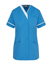 Harveys Women's Asymmetric V-Neck Nurse Tunic with Zip-Front