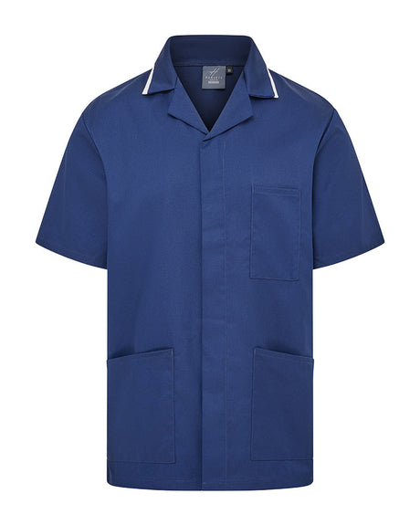 MEN'S NURSE TUNIC UNIFORM WITH CONCEALED STUD FASTEN