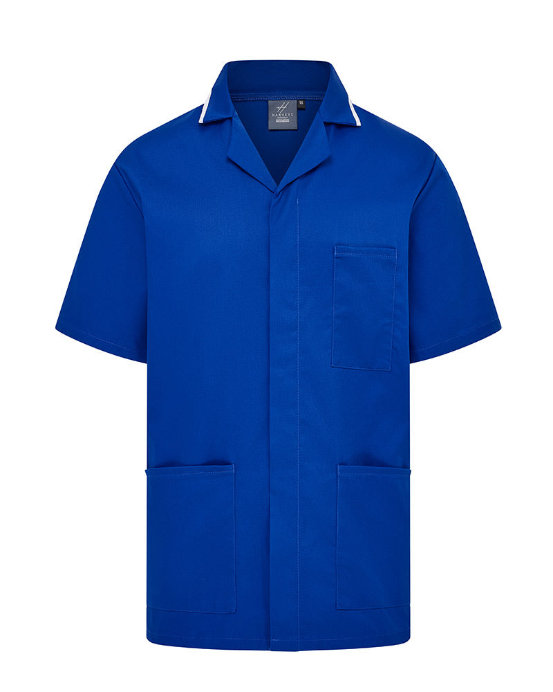MEN'S NURSE TUNIC UNIFORM WITH CONCEALED STUD FASTEN