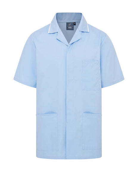 MEN'S NURSE TUNIC UNIFORM WITH CONCEALED STUD FASTEN