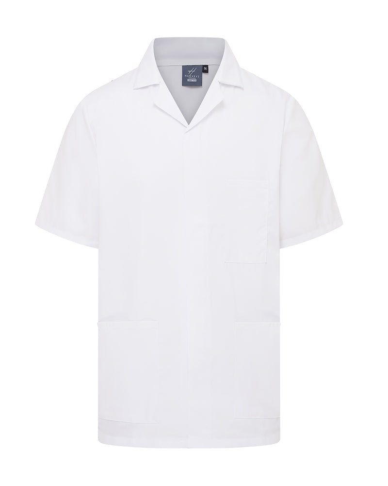 MEN'S NURSE TUNIC UNIFORM WITH CONCEALED STUD FASTEN