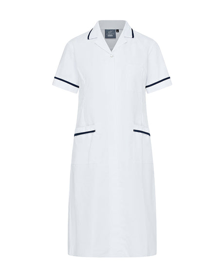 WOMEN'S NURSING DRESS UNIFORM WITH ZIP FRONT