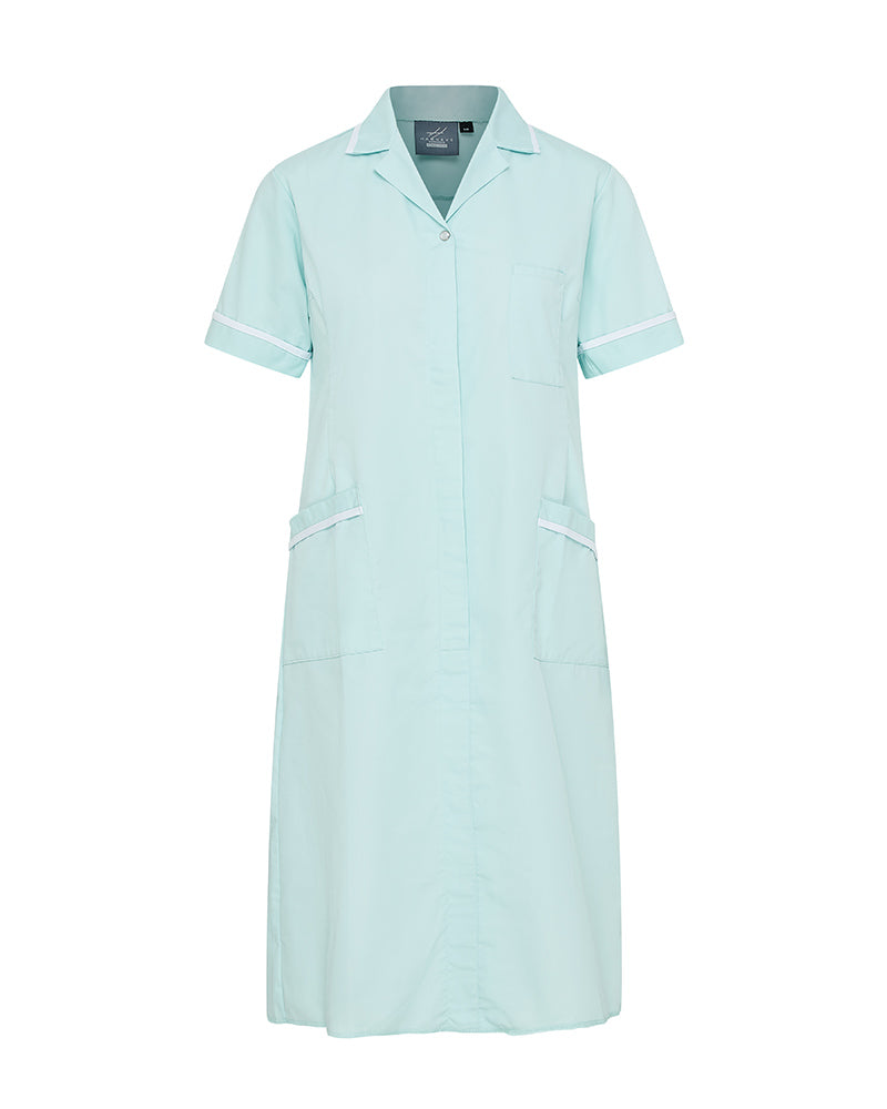 WOMEN'S NURSING DRESS UNIFORM WITH ZIP FRONT
