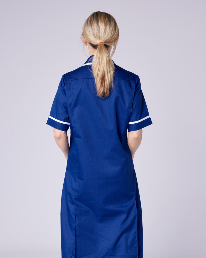 WOMEN'S NURSING DRESS UNIFORM WITH ZIP FRONT