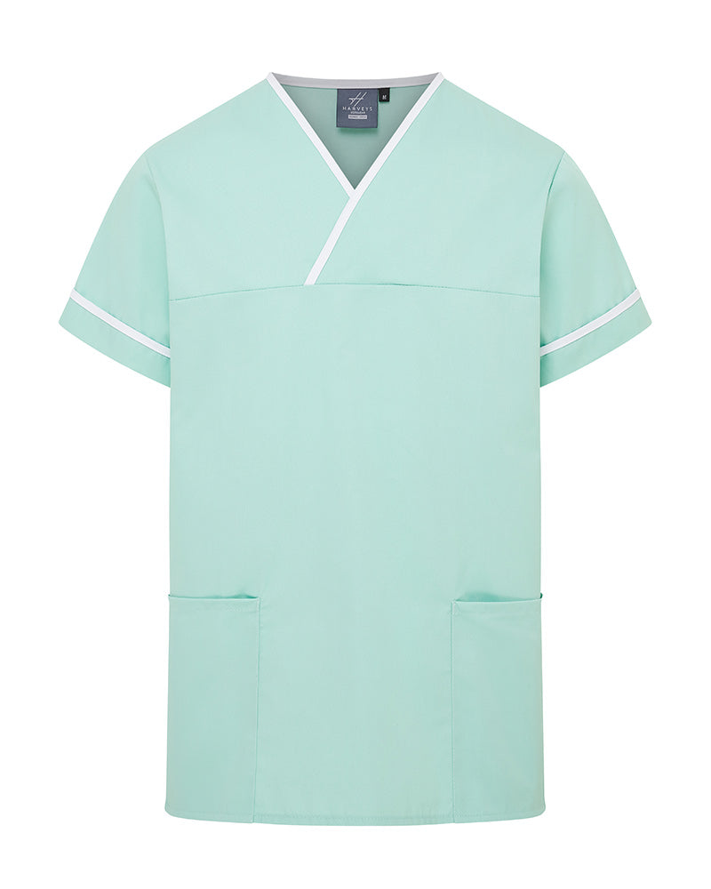 UNISEX CONTRAST V-NECK HEALTHCARE AND HOSPITAL TUNIC UNIFORM