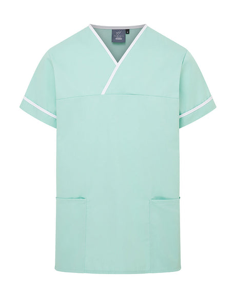 UNISEX CONTRAST V-NECK HEALTHCARE TUNIC