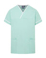 UNISEX CONTRAST V-NECK HEALTHCARE TUNIC