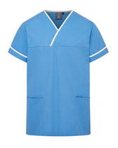 UNISEX CONTRAST V-NECK HEALTHCARE TUNIC