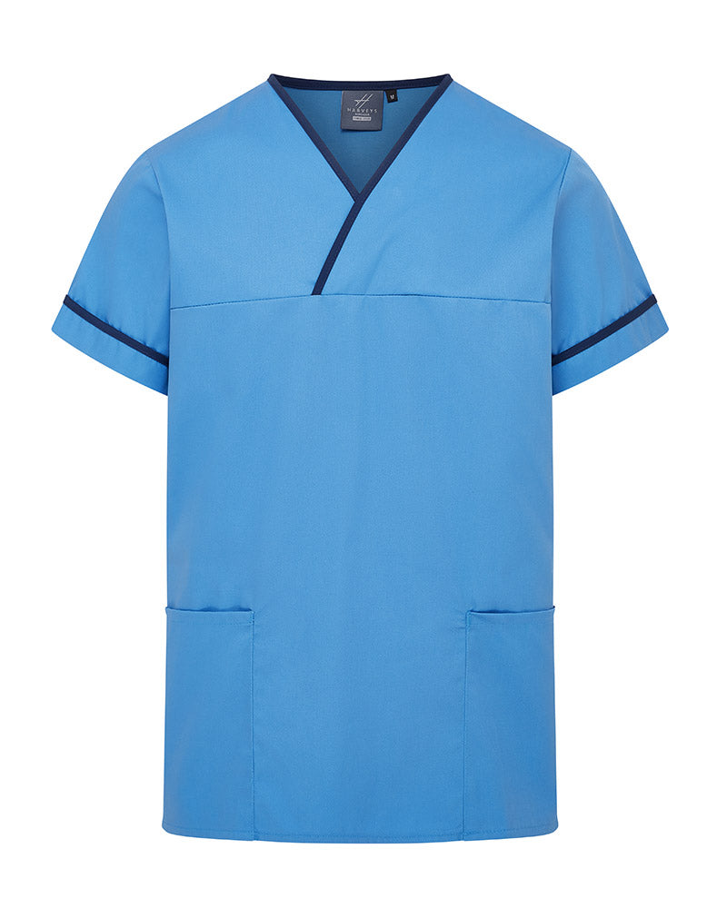 UNISEX CONTRAST V-NECK HEALTHCARE AND HOSPITAL TUNIC UNIFORM