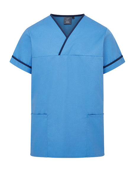 UNISEX CONTRAST V-NECK HEALTHCARE TUNIC