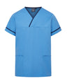 UNISEX CONTRAST V-NECK HEALTHCARE TUNIC