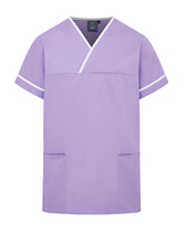 UNISEX CONTRAST V-NECK HEALTHCARE TUNIC
