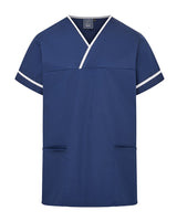UNISEX CONTRAST V-NECK HEALTHCARE TUNIC