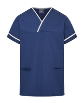 UNISEX CONTRAST V-NECK HEALTHCARE TUNIC