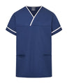 UNISEX CONTRAST V-NECK HEALTHCARE TUNIC