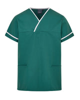 UNISEX CONTRAST V-NECK HEALTHCARE TUNIC