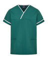 UNISEX CONTRAST V-NECK HEALTHCARE TUNIC