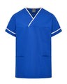 UNISEX CONTRAST V-NECK HEALTHCARE TUNIC