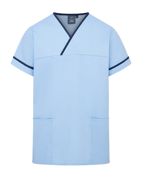 UNISEX CONTRAST V-NECK HEALTHCARE TUNIC