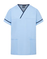 UNISEX CONTRAST V-NECK HEALTHCARE TUNIC