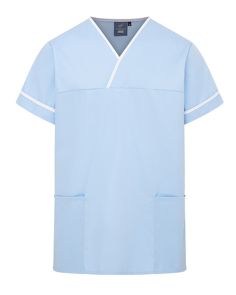 UNISEX CONTRAST V-NECK HEALTHCARE AND HOSPITAL TUNIC UNIFORM