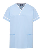 UNISEX CONTRAST V-NECK HEALTHCARE TUNIC