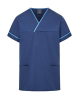 UNISEX CONTRAST V-NECK HEALTHCARE TUNIC