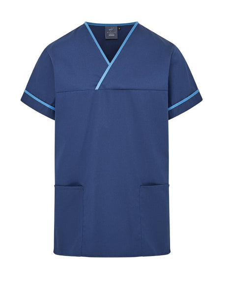 UNISEX CONTRAST V-NECK HEALTHCARE TUNIC