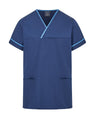 UNISEX CONTRAST V-NECK HEALTHCARE TUNIC