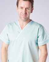 UNISEX CONTRAST V-NECK HEALTHCARE TUNIC