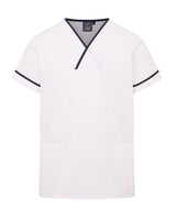 UNISEX LIGHTWEIGHT CONTRAST V-NECK HEALTHCARE TUNIC UNIFORM