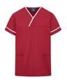 UNISEX LIGHTWEIGHT CONTRAST V-NECK HEALTHCARE TUNIC UNIFORM