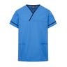 UNISEX LIGHTWEIGHT CONTRAST V-NECK HEALTHCARE TUNIC UNIFORM