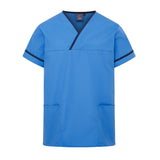 UNISEX LIGHTWEIGHT CONTRAST V-NECK HEALTHCARE TUNIC UNIFORM