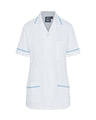 WOMEN'S NURSE TUNIC UNIFORM WITH CONCEALED ZIP FASTEN