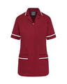 WOMEN'S NURSE TUNIC UNIFORM WITH CONCEALED ZIP FASTEN
