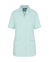 WOMEN'S NURSE TUNIC UNIFORM WITH CONCEALED ZIP FASTEN