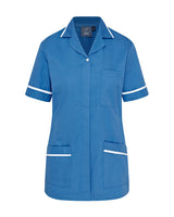 WOMEN'S NURSE TUNIC UNIFORM WITH CONCEALED ZIP FASTEN