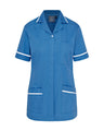 WOMEN'S NURSE TUNIC UNIFORM WITH CONCEALED ZIP FASTEN